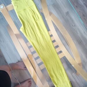 Lululemon Athletica Fast And Free Tight 11 25" Leggings In Golden Lime